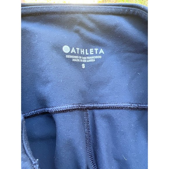 Athleta Womens Chaturanga Capri Legging Blue Size Small - Picture 4 of 5